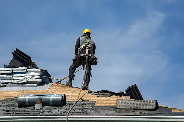 Professional Gutter Installation technician working in Forest Hill, WV